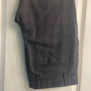 Gray Plaid Men's pants